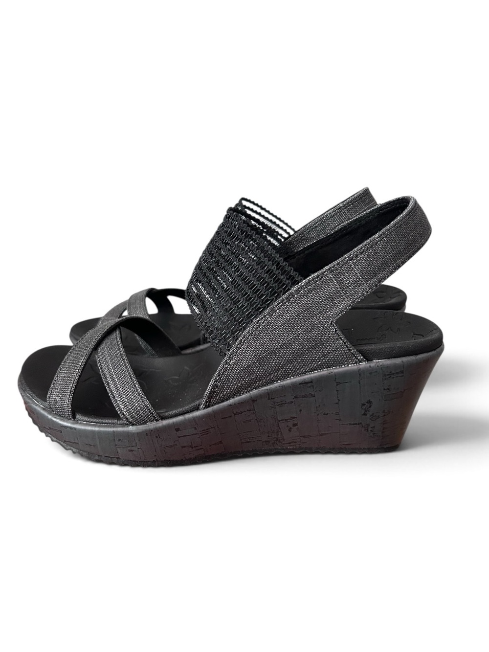 Skechers Cali Beverlee Smitten Kitten SN 31723 Wedge Sandals Size 6